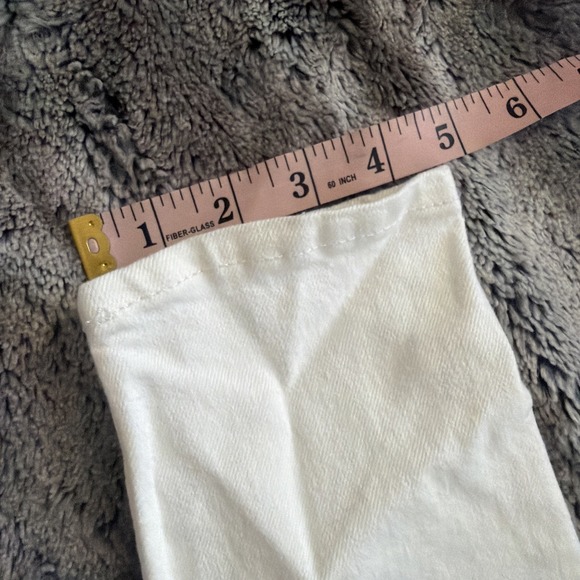 Everlane Mid Rise Off White Skinny Jeans Size 26 Regular Stretch - Picture 4 of 10